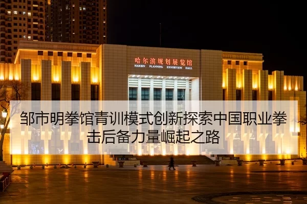 邹市明拳馆青训模式创新探索中国职业拳击后备力量崛起之路